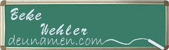 Beke Wehler Visitenkarte